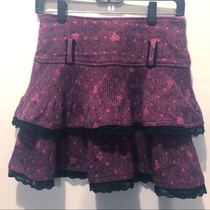 NEW Lace trim warm skirt